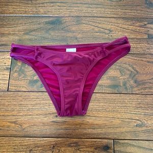 Burgundy Bikini Bottoms